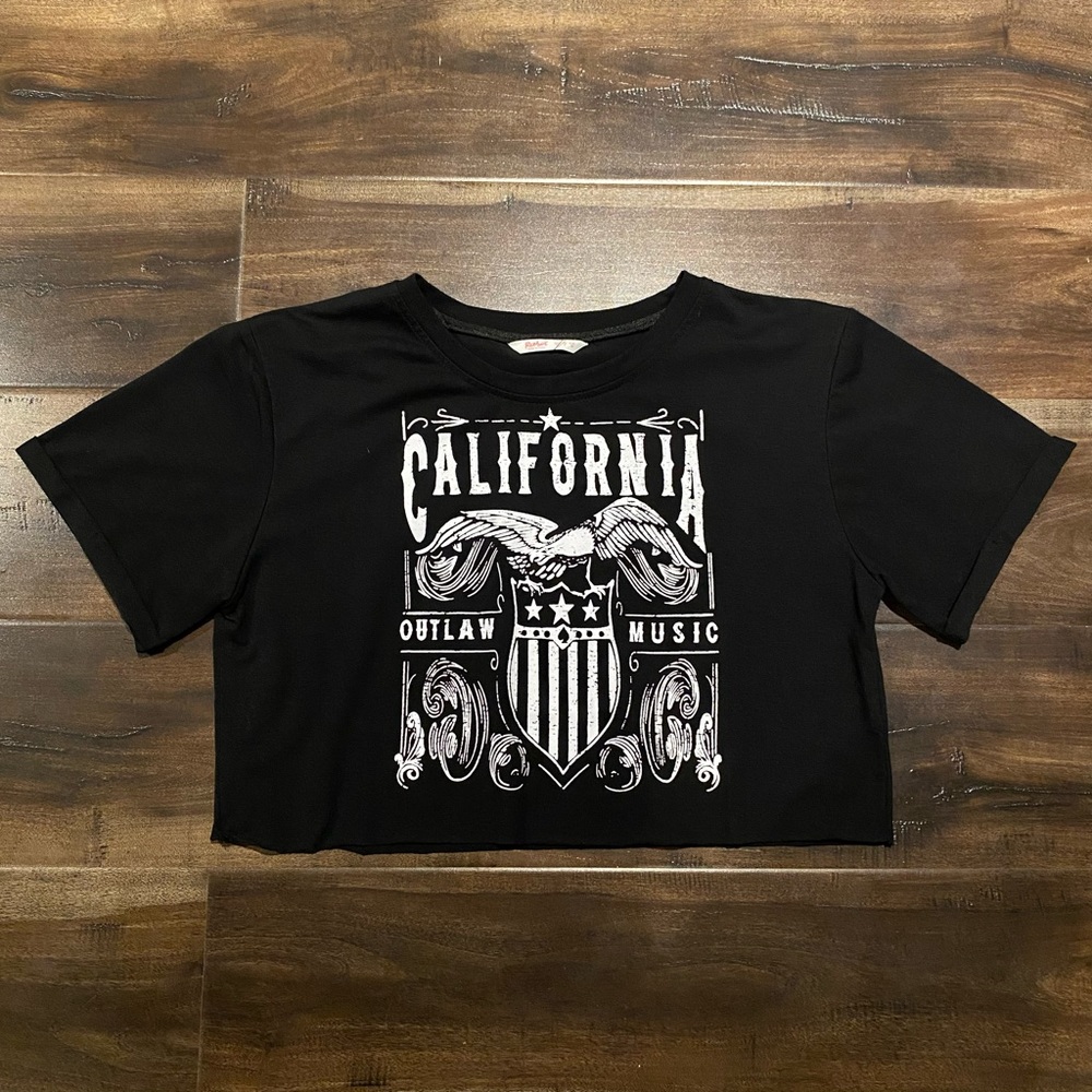 California Outlaw Music Black T-Shirt